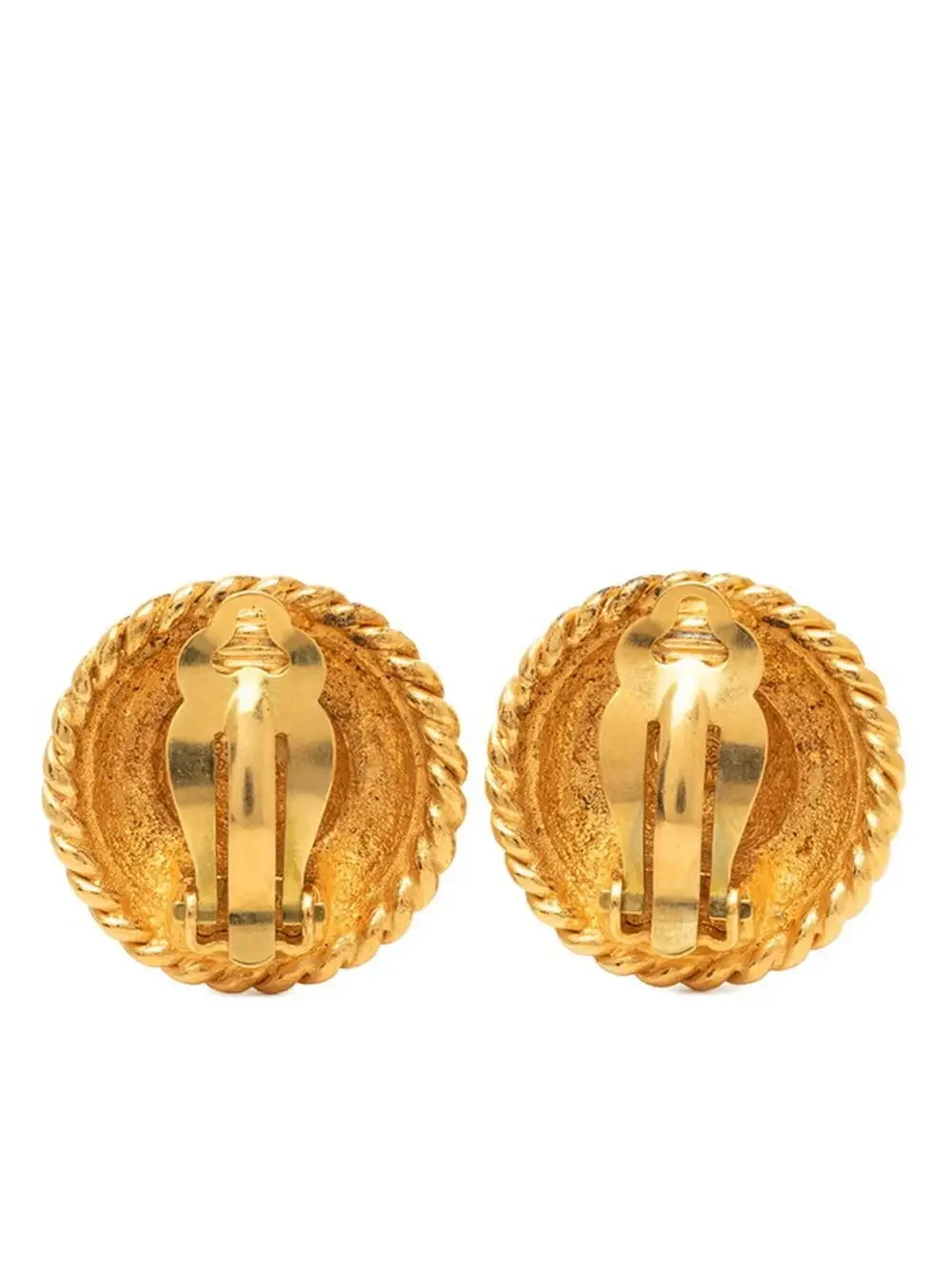 Chanel Vintage Clip-On Earrings Logo #327544C52B